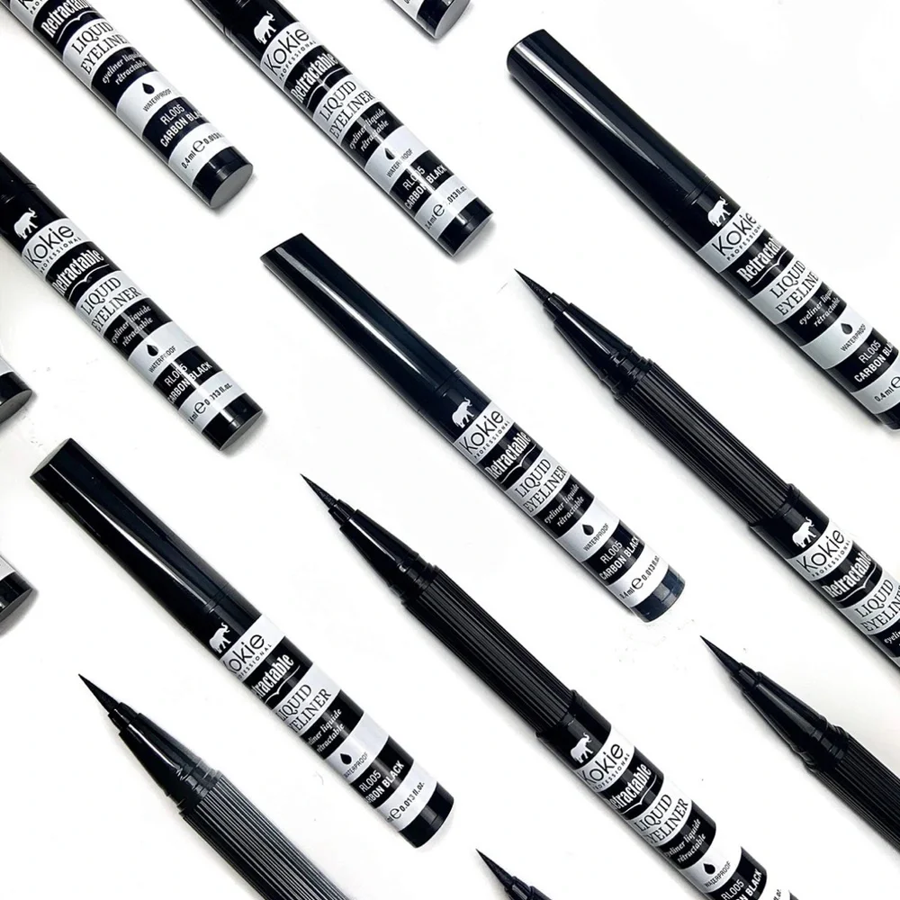 💎 Kokie Retractable Liquid Eyeliner in Color Carbon Black New Full-Size